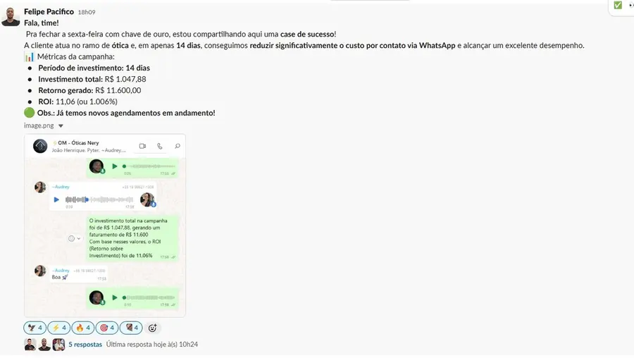 Resultado de cliente da Olimpus