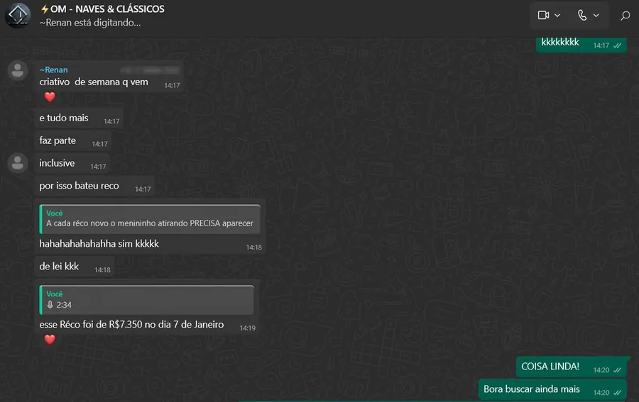 Resultado de cliente da Olimpus