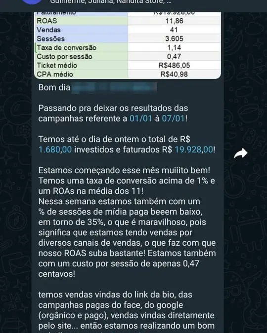 Resultado de cliente da Olimpus